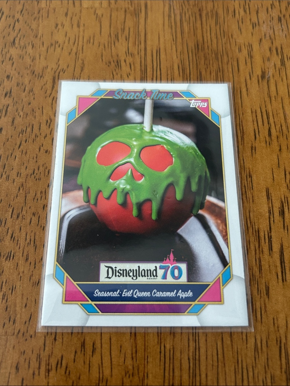 2025 Topps Disney 70th Anniversary #115 Seasonal: Evil Queen Caramel Apple